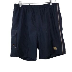 Hawaiian Performance Surfwear Cargo Shorts Blue
